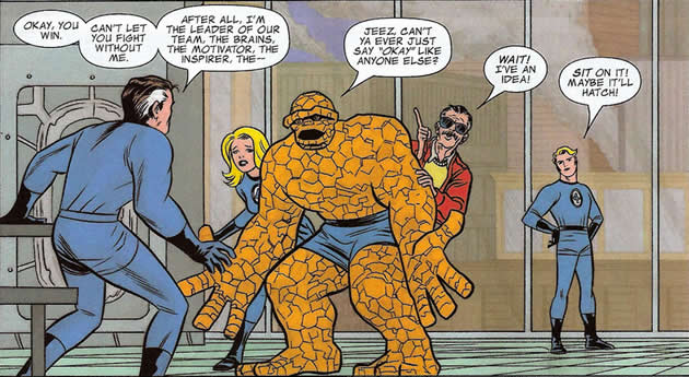 This is the look I expect to see from the Fantastic Four.